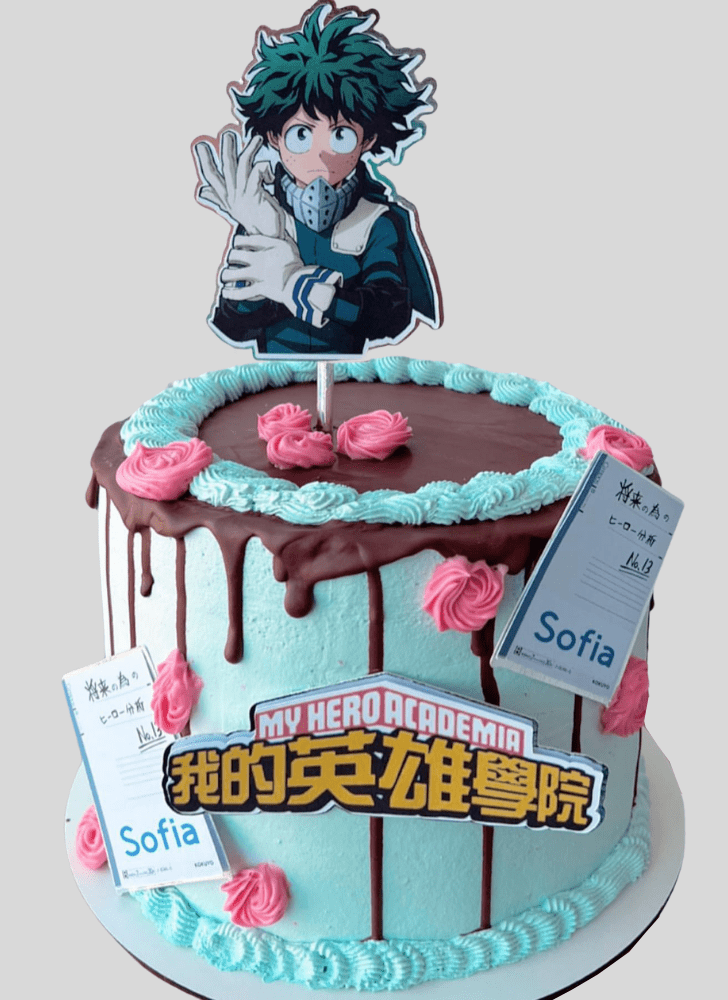 Inviting My Hero Academia Cake