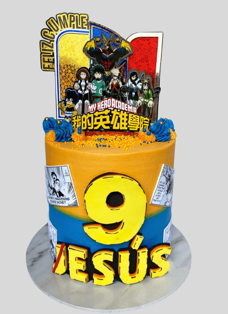 Lovely My Hero Academia Cake Design