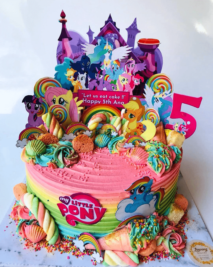 Inviting My Little Pony Cake