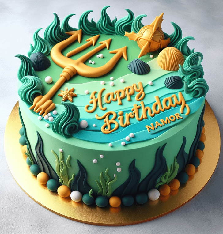 Admirable Namor Cake Design