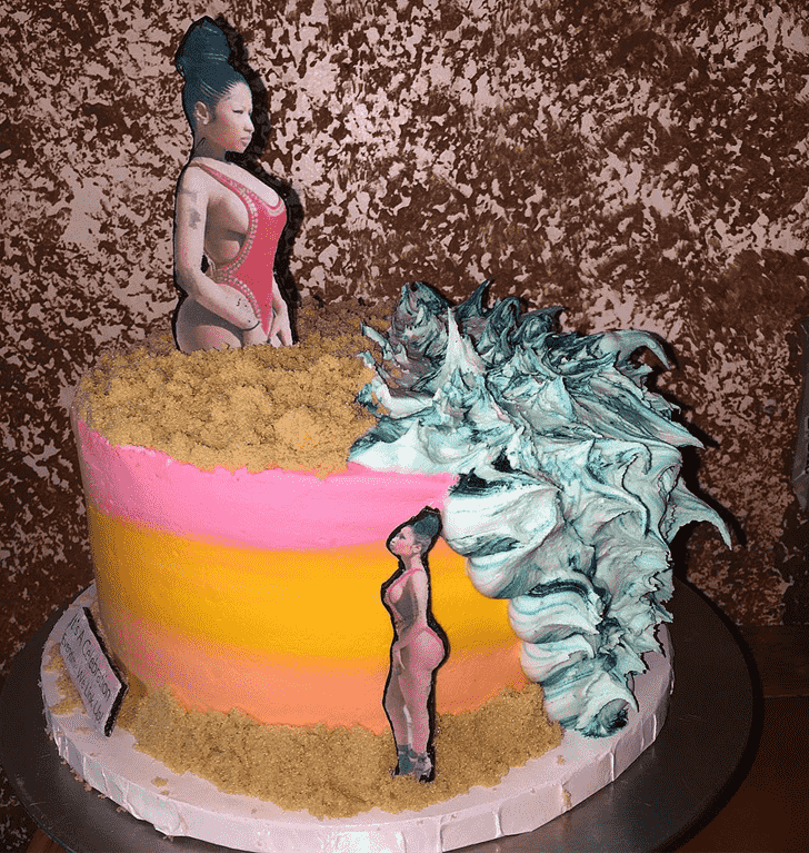 Angelic Nicki Minaj Cake