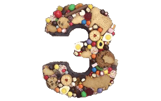 Number Cake PNG