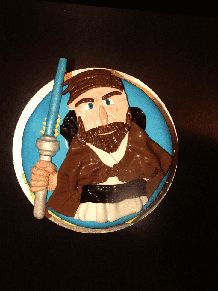 Admirable Obi-Wan Kenobi Cake Design