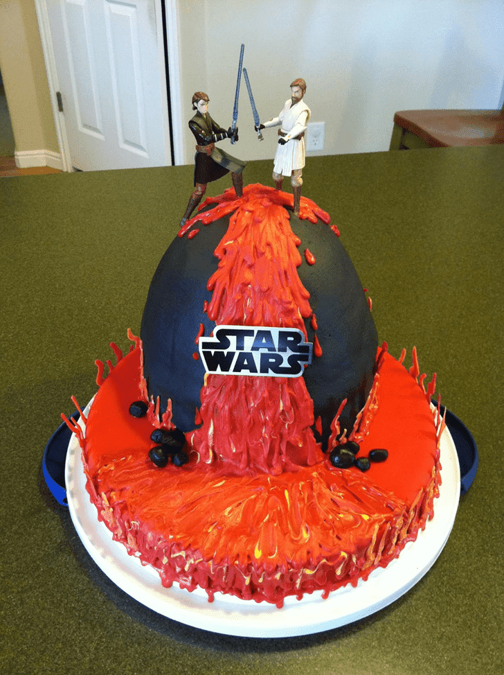 Classy Obi-Wan Kenobi Cake