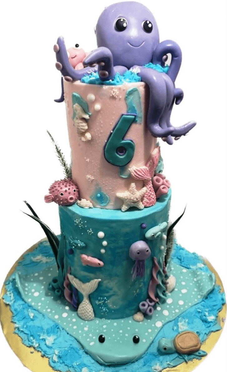 Admirable Octopus Cake Design