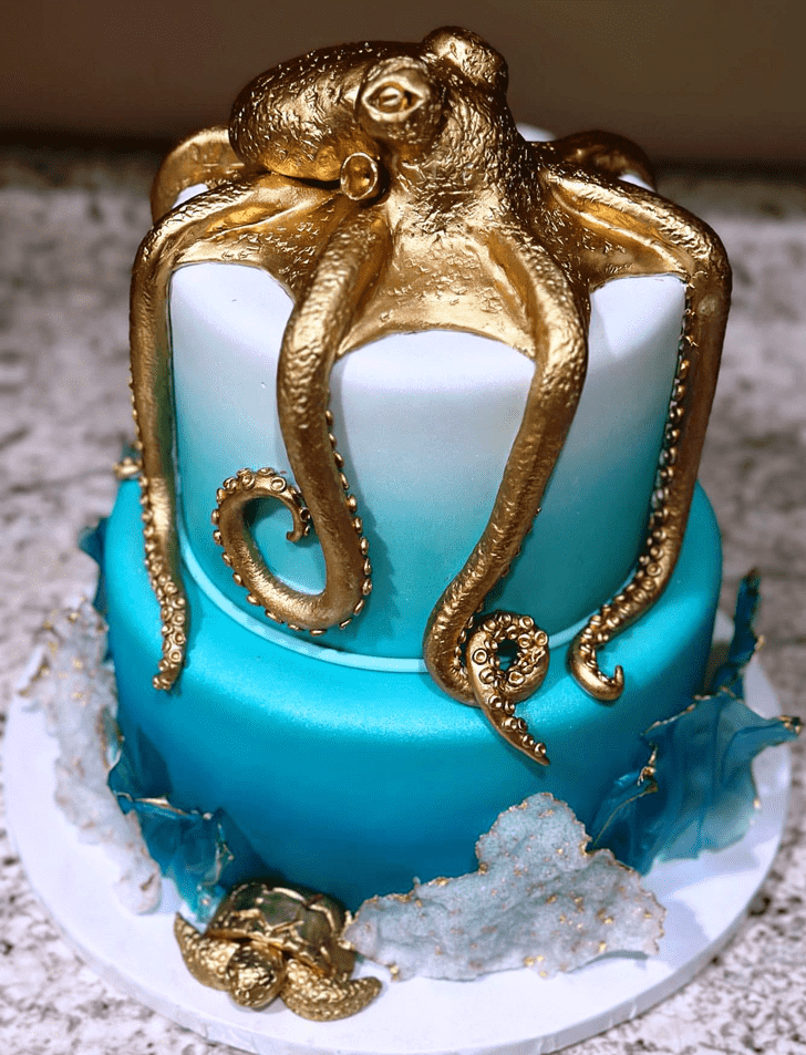 Comely Octopus Cake