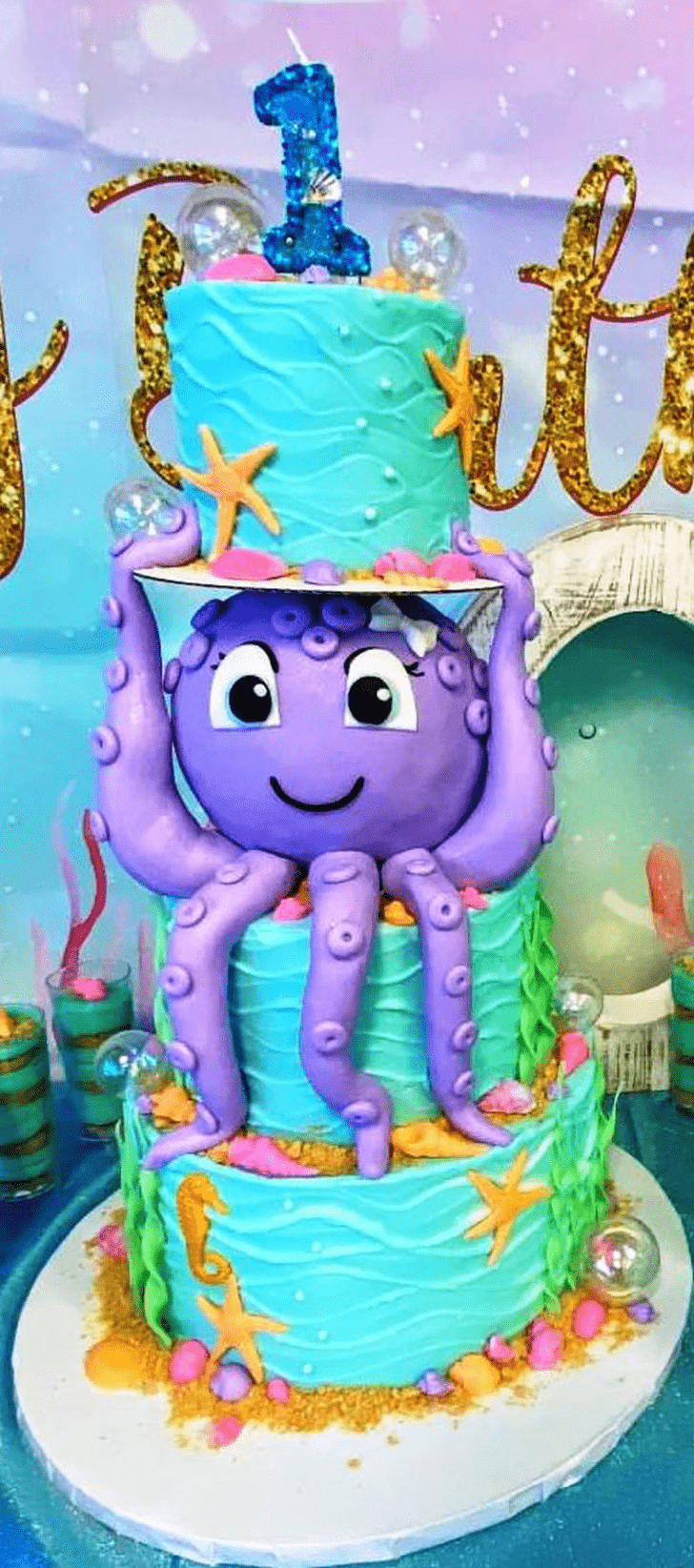 Dazzling Octopus Cake