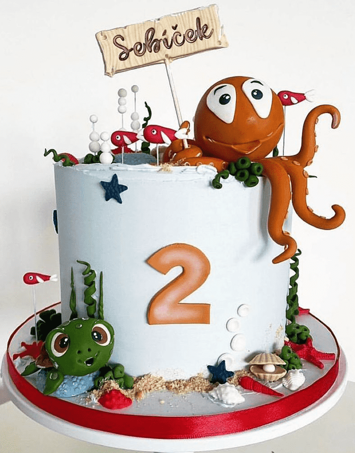 Delightful Octopus Cake