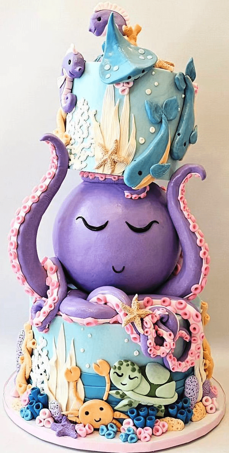 Elegant Octopus Cake