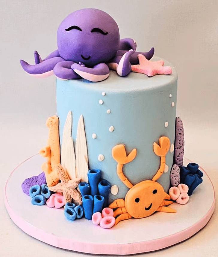 Enthralling Octopus Cake
