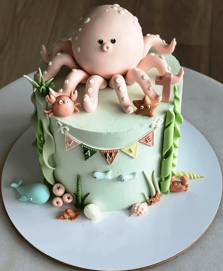 Fascinating Octopus Cake