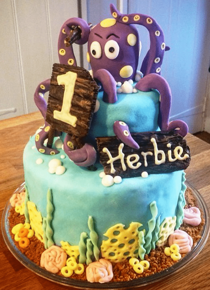 Radiant Octopus Cake