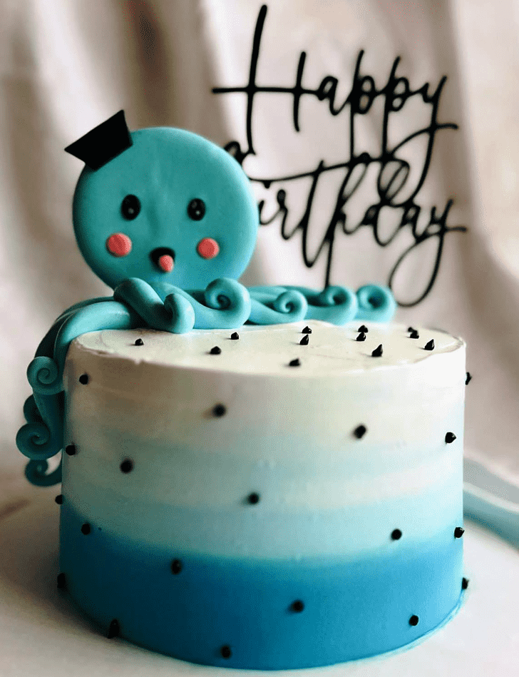 Resplendent Octopus Cake
