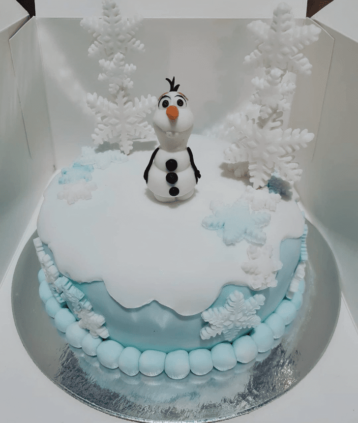 Classy Olaf Cake