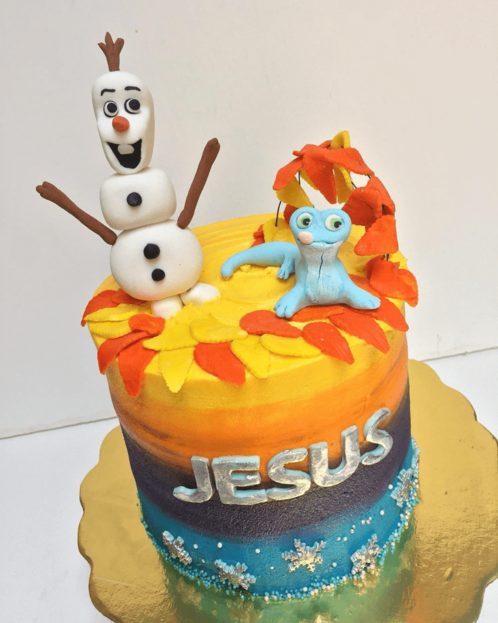 Comely Olaf Cake