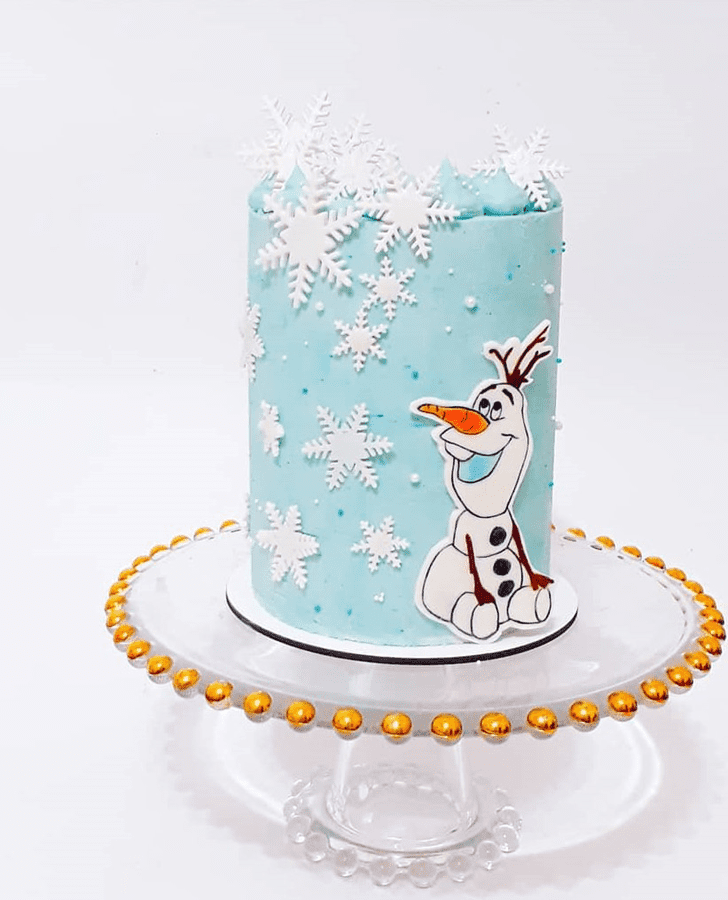 Gorgeous Olaf Cake