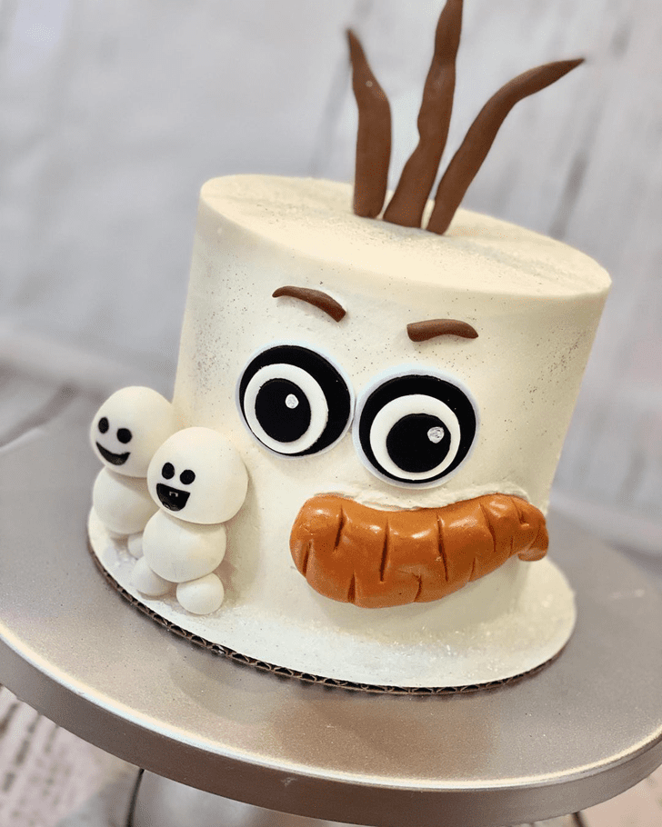 Handsome Olaf Cake