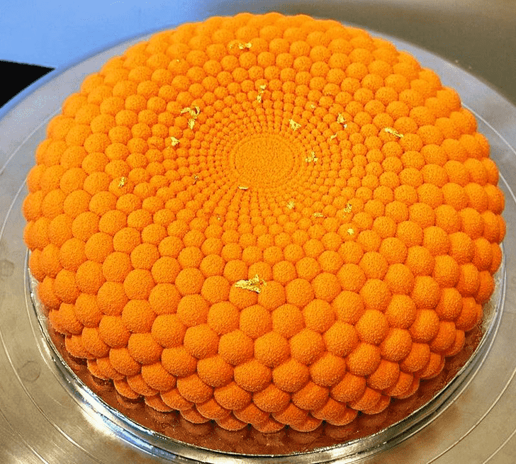 Inviting Orange Cake