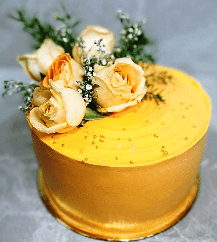 Pretty Orange Cake