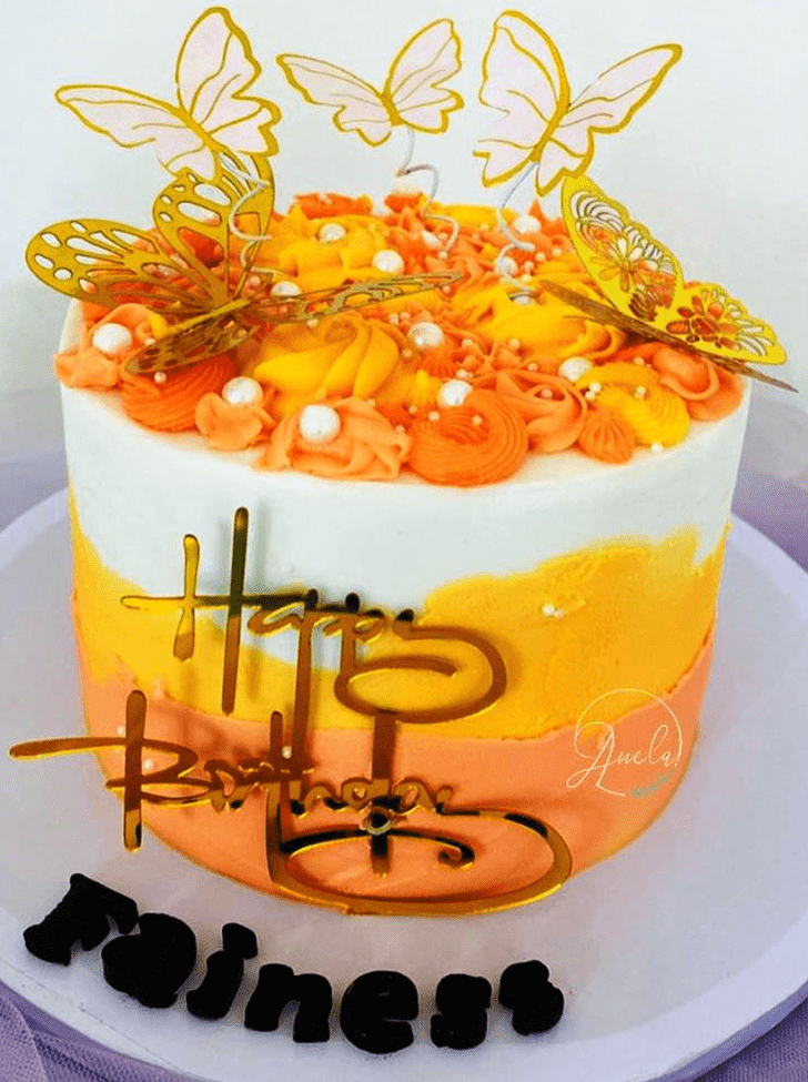 Wonderful Orange Cake Design