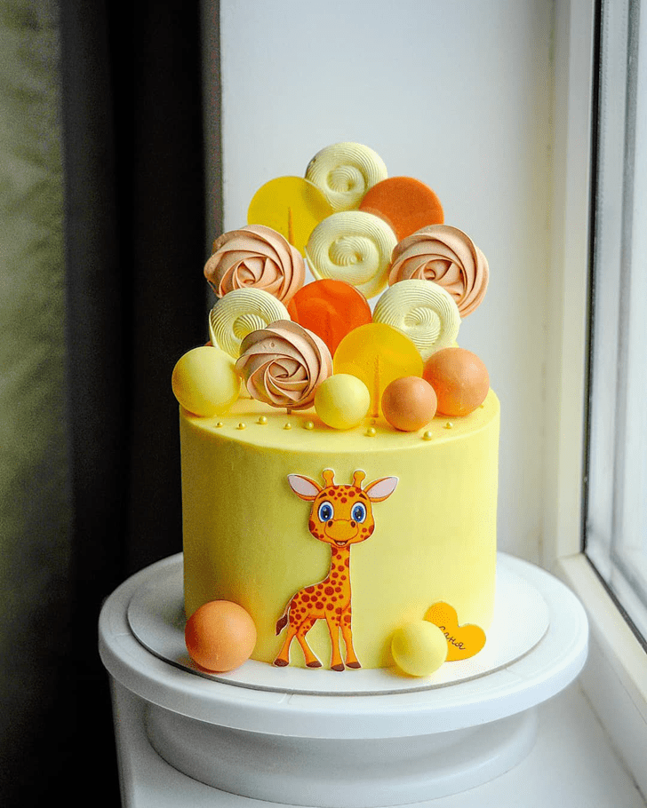 Admirable Orange Cake Design