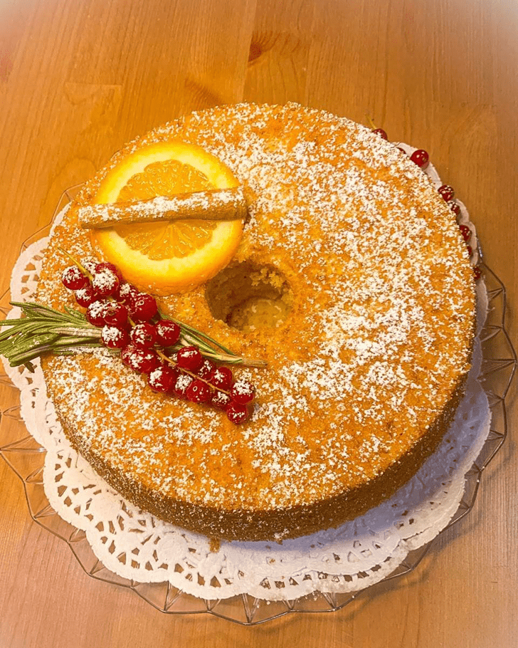 Wonderful Orange Cake Design