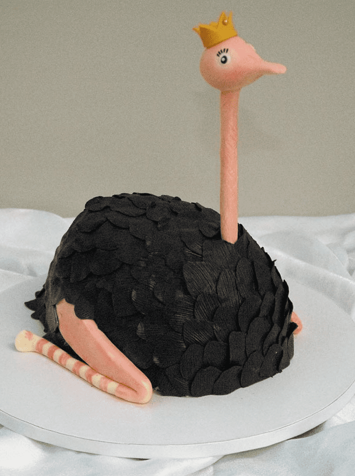 Admirable Ostrich Cake Design