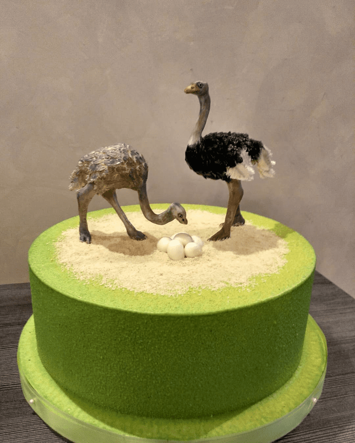 Appealing Ostrich Cake