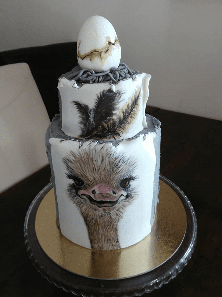 Charming Ostrich Cake