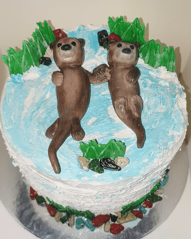Admirable Otter Cake Design