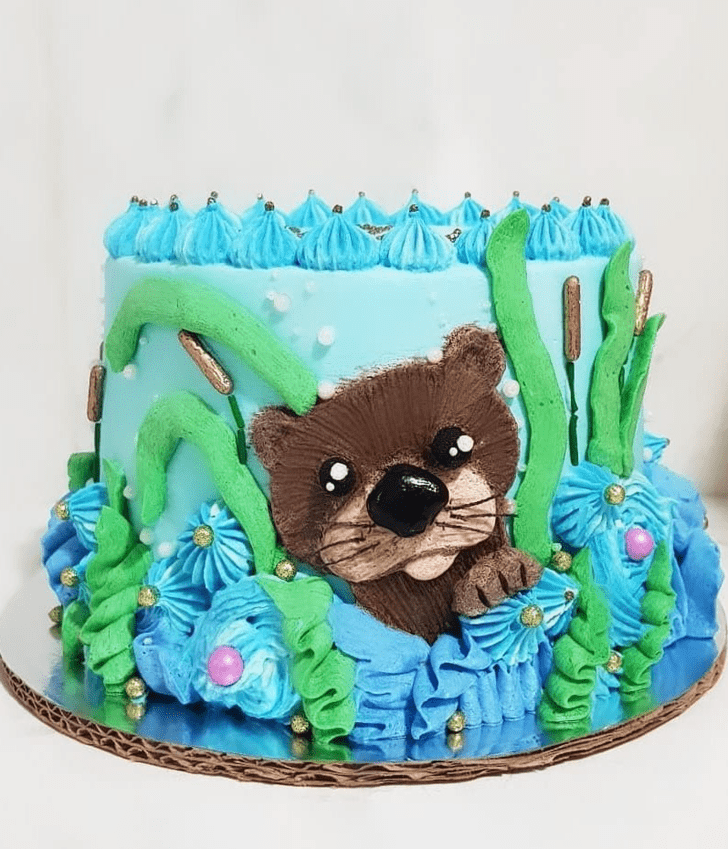 Pretty Otter Cake