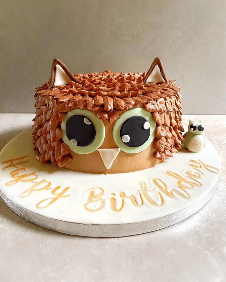 Captivating Owl Cake
