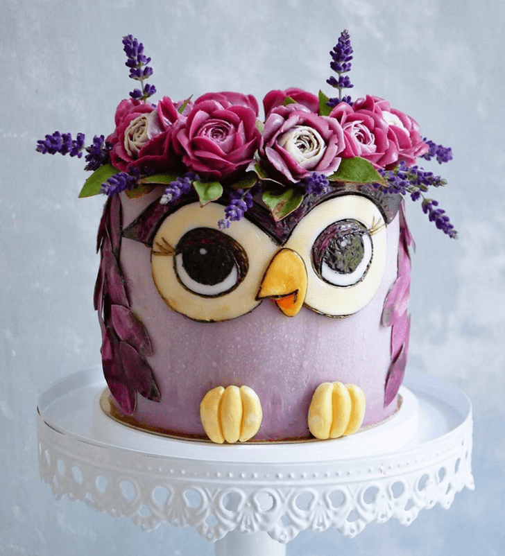 Marvelous Owl Cake