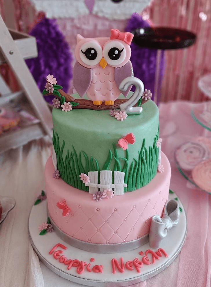 Refined Owl Cake