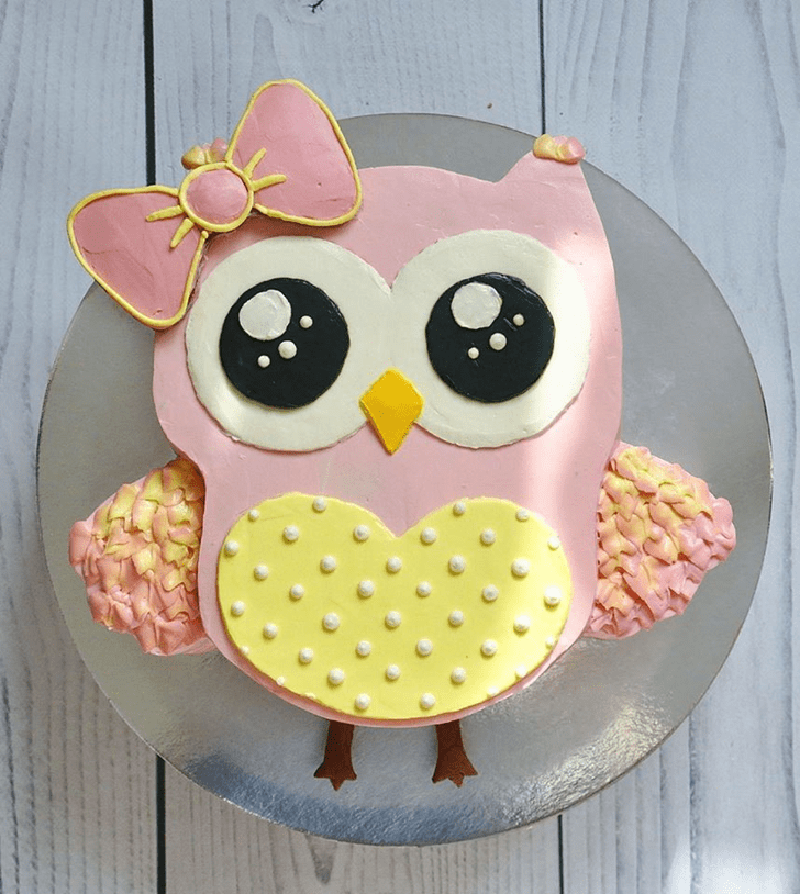 Resplendent Owl Cake