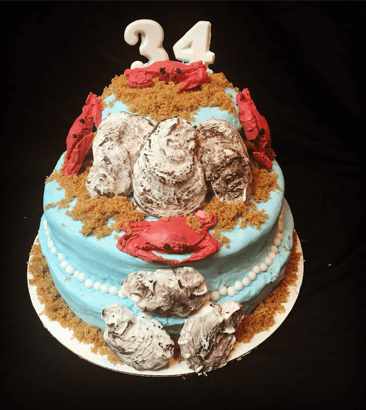 Alluring Oyster Cake