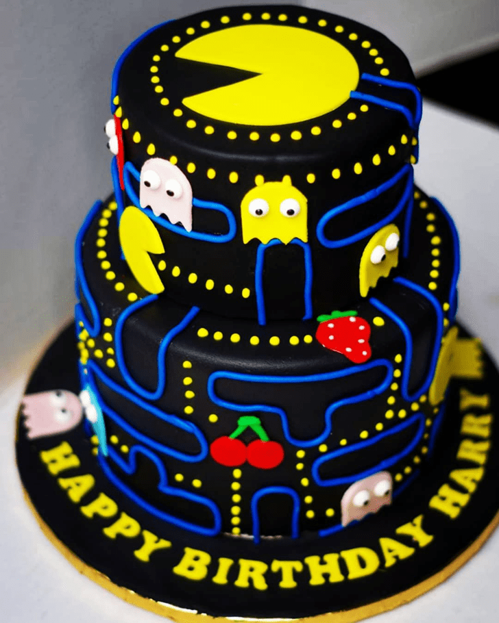 Exquisite PacMan Cake