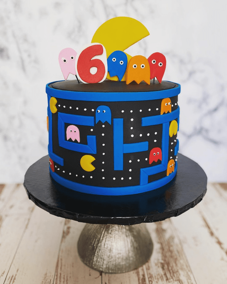Magnetic PacMan Cake