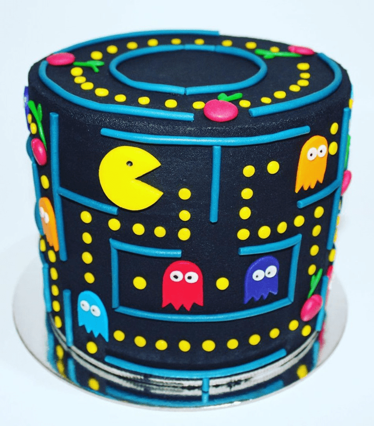 Shapely PacMan Cake