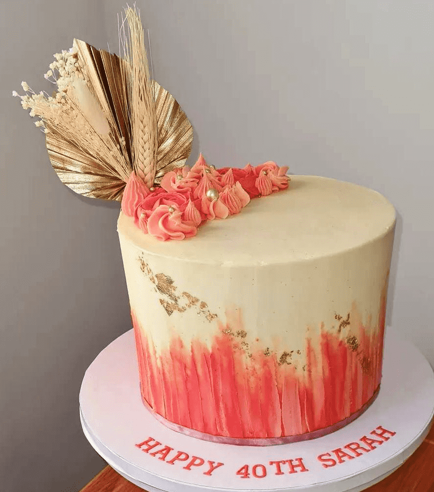 Classy Palm  Cake
