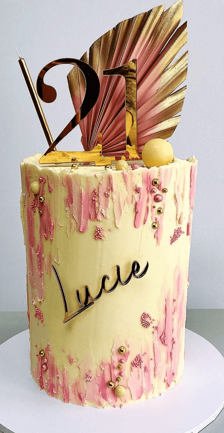 Elegant Palm  Cake