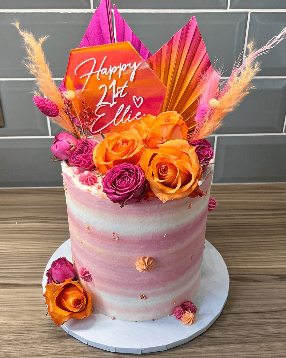 Wonderful Palm  Cake Design