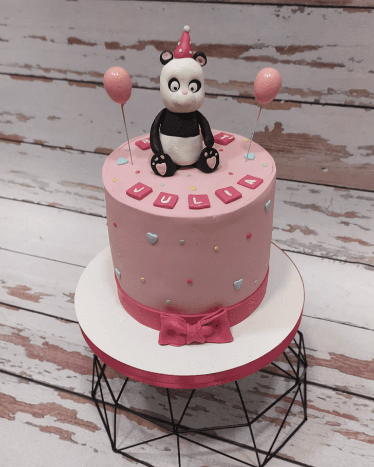 Elegant Panda Cake