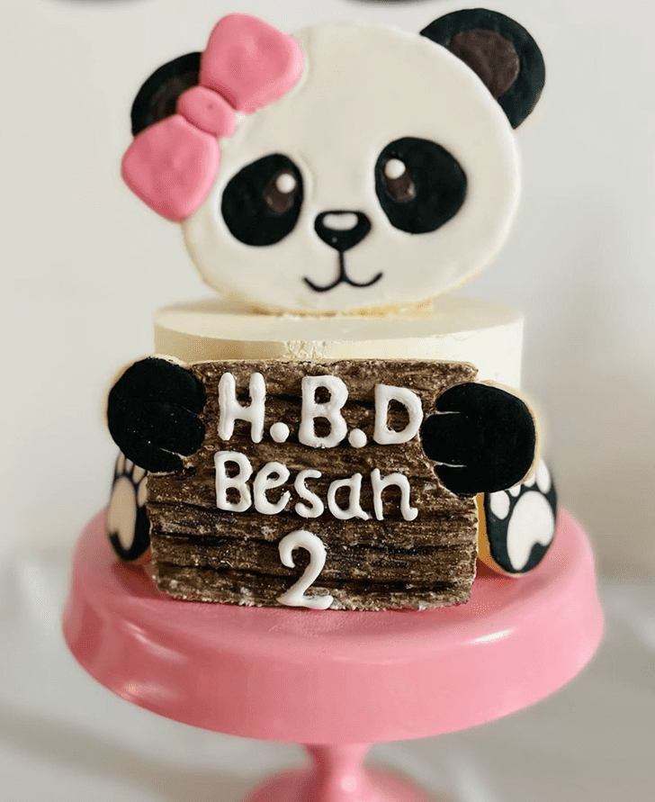 Handsome Panda Cake