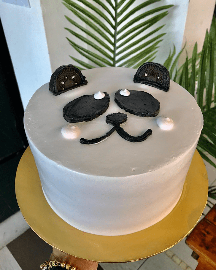 Shapely Panda Cake