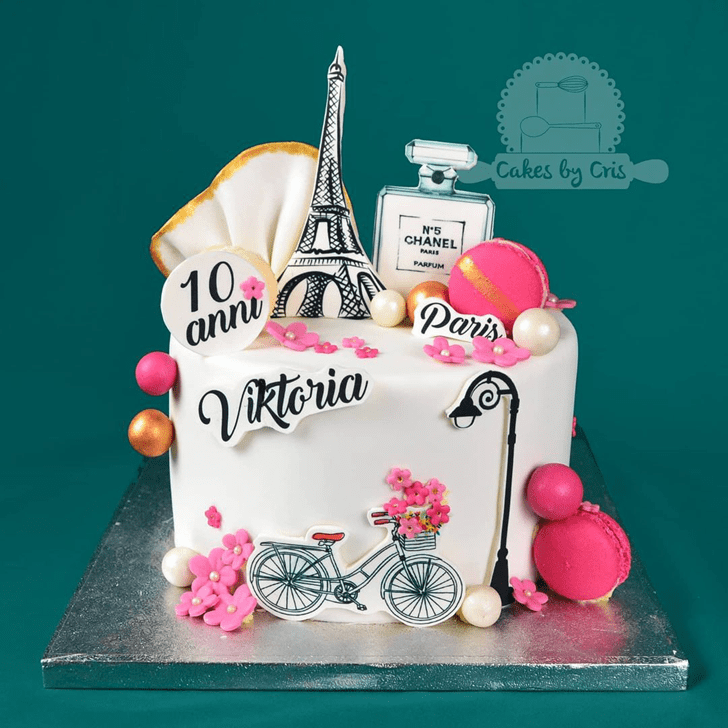 Parisian Bling - Eiffel Tower Cake - CakeCentral.com