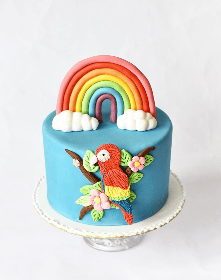 Charming Parrot Cake