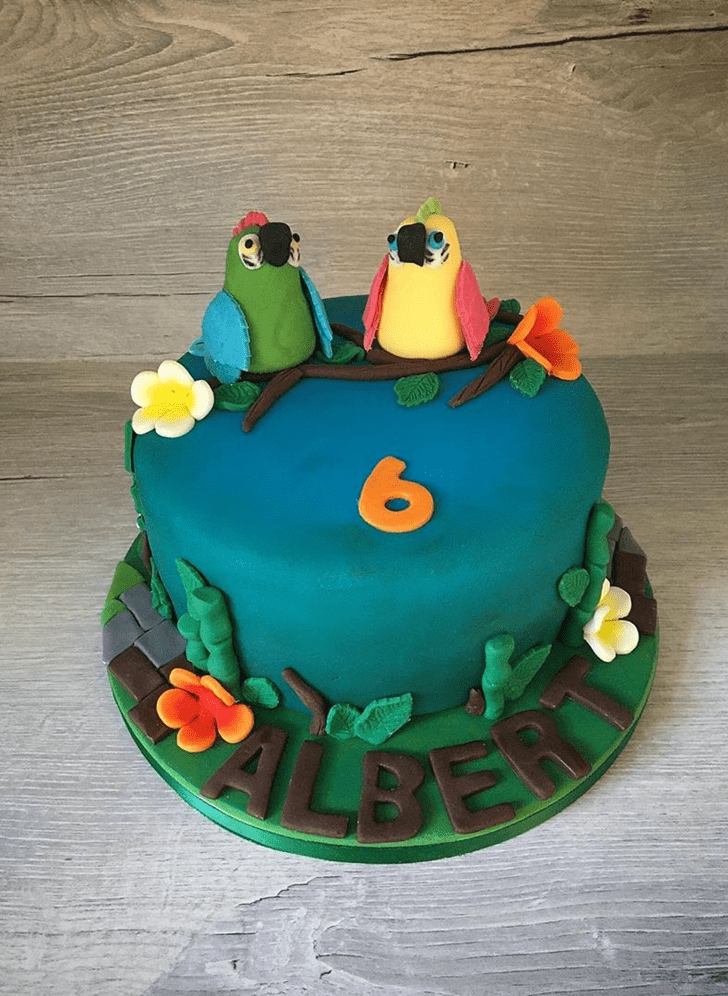 Classy Parrot Cake
