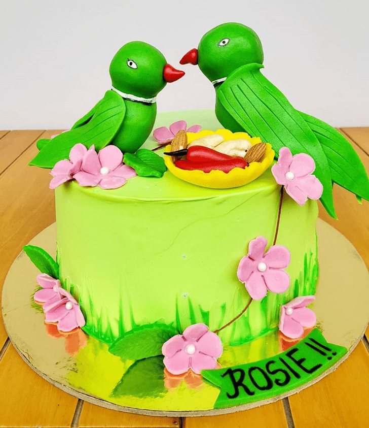 Cute Parrot Cake