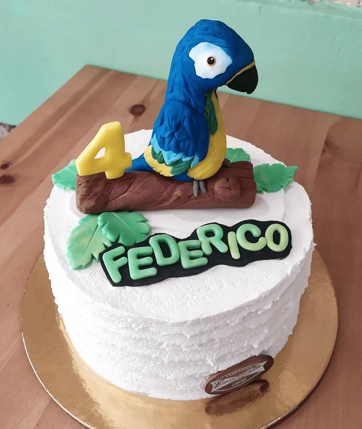 Enthralling Parrot Cake